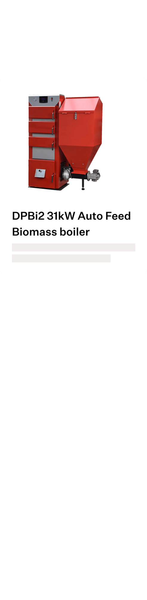 Biomass Boiler